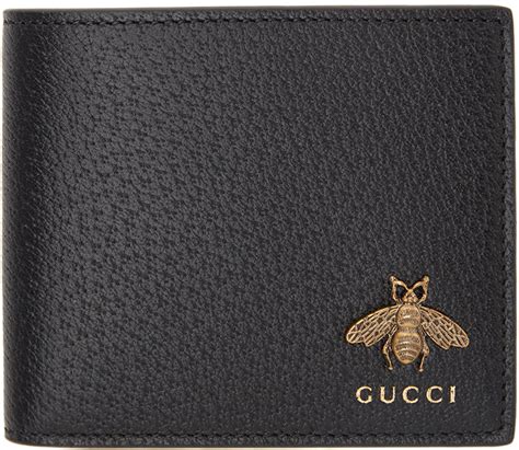 gucci supreme bee bifold wallet|Gucci bifold wallet microguccissima black.